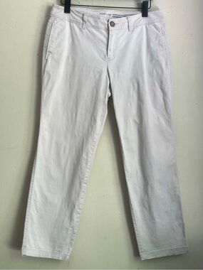 GAP Women's White Straight-Leg Pants